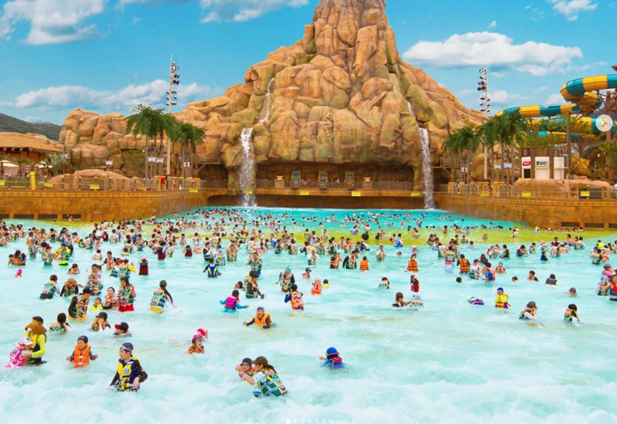 롯데워터파크 김해 수영장