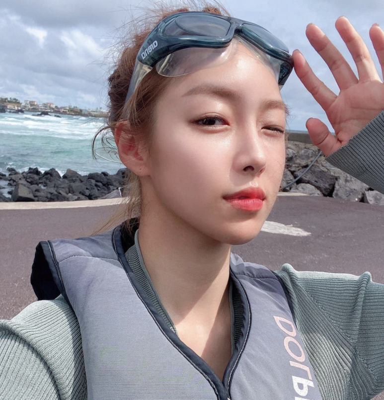 모델로 오해받는 골프여신 '이지혜' 프로