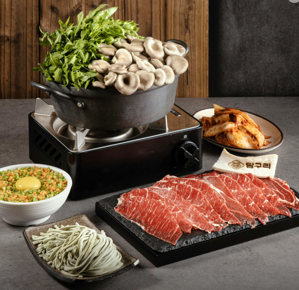 담구리샤브칼국수 대표 메뉴