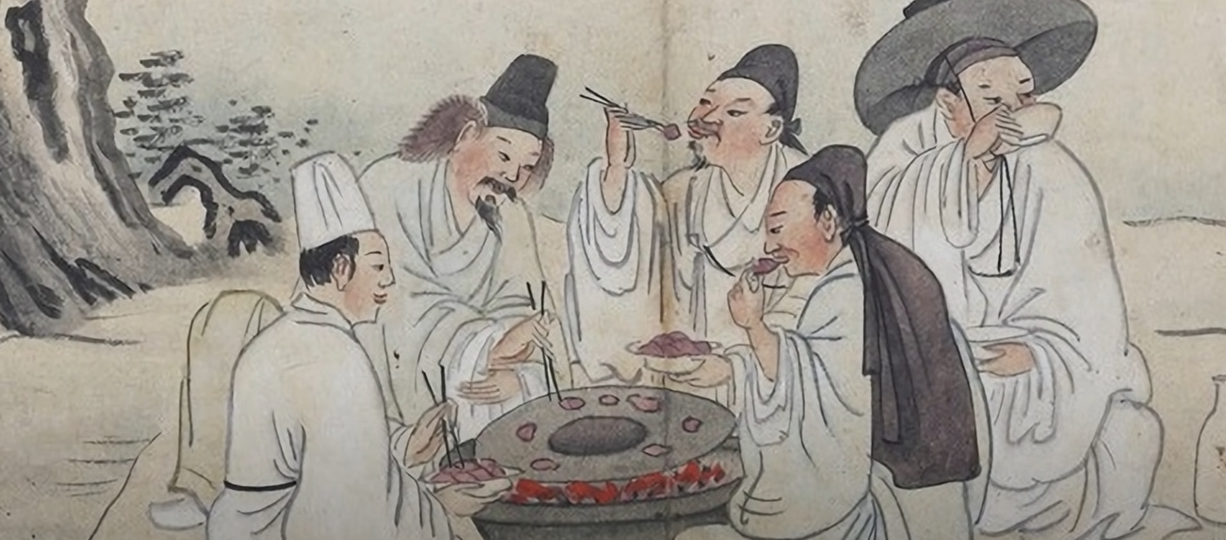 소고기를 먹는 양반들