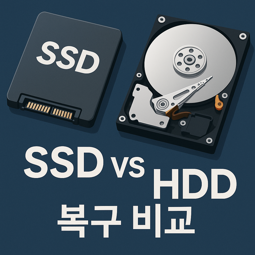 SSD와 HDD 복구 차이점은? 전문가가 말하는 기술적 차이