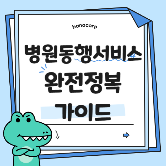 병원동행서비스 완전정복 가이드