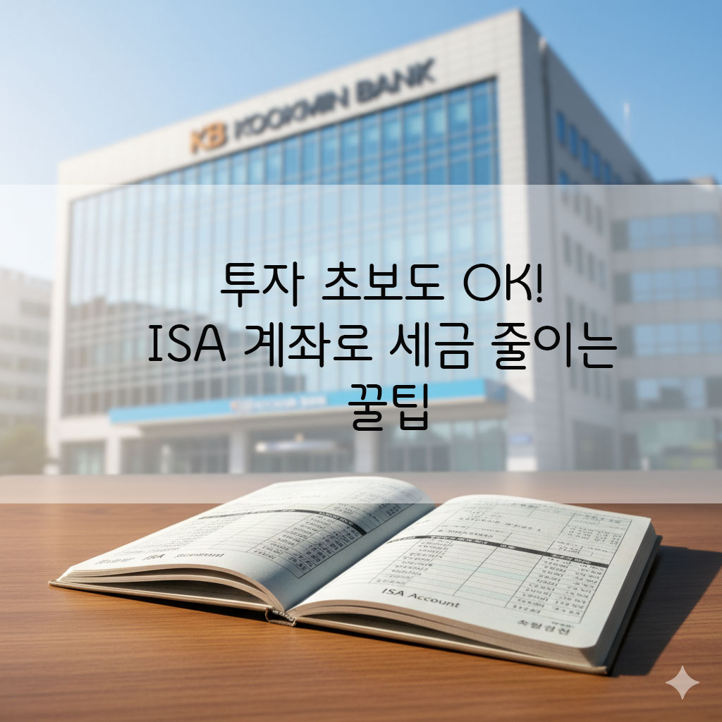 ISA계좌로 세금 줄이는 꿀팁