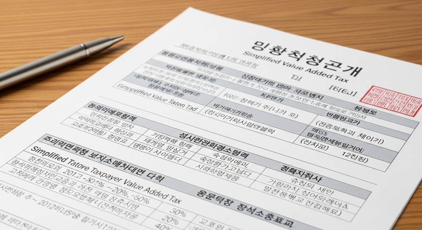 간이과세자 부가세 신고