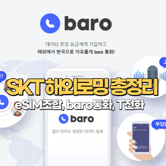 SKT-해외로밍-총정리