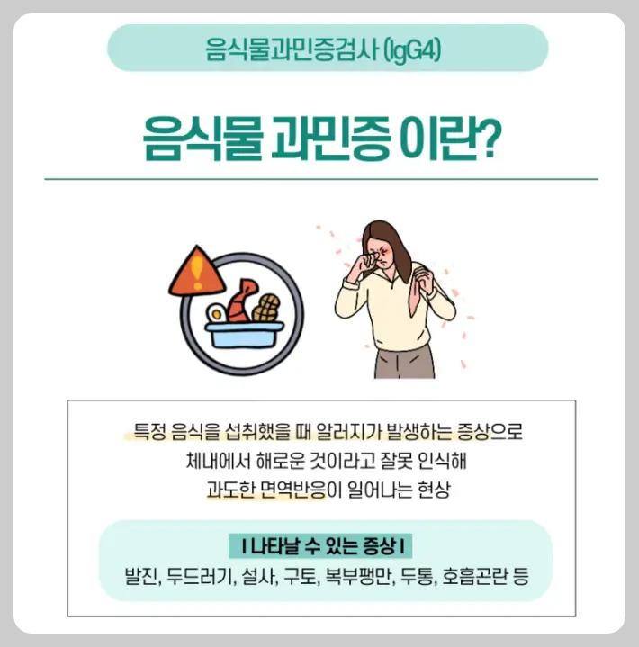 음식물 과민증 검사