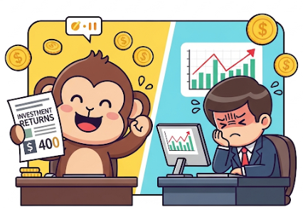 원숭이 vs 인간 투자 실험-버턴 멜키엘 교수