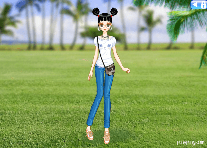 날씬한-파니팡-옷입히기-플래시게임-종료-화면