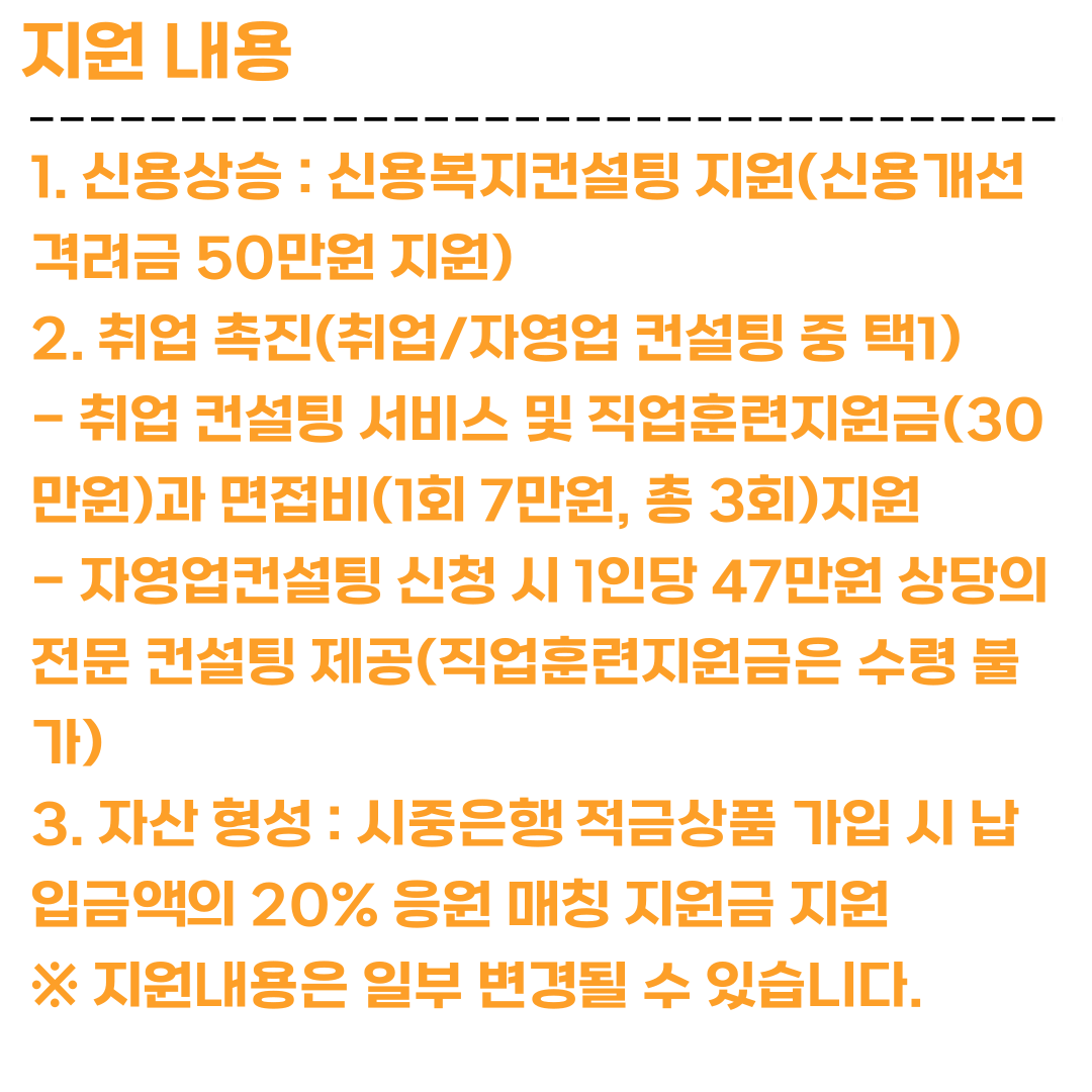 2023 미취업청년 신용상승&middot;취업 촉진 지원사업