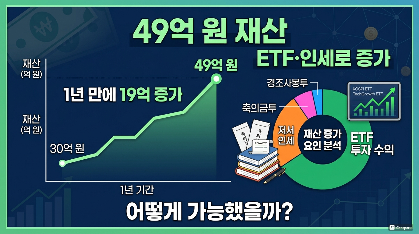 이재명 대통령 재산 49억…ETF·인세로 1년 만에 19억 증가한 이유