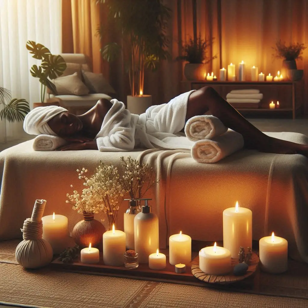 피부,체형관리 샵 배경