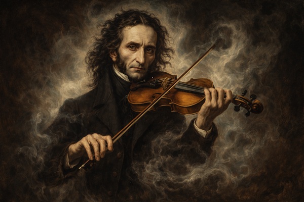 파가니니 독주 모습