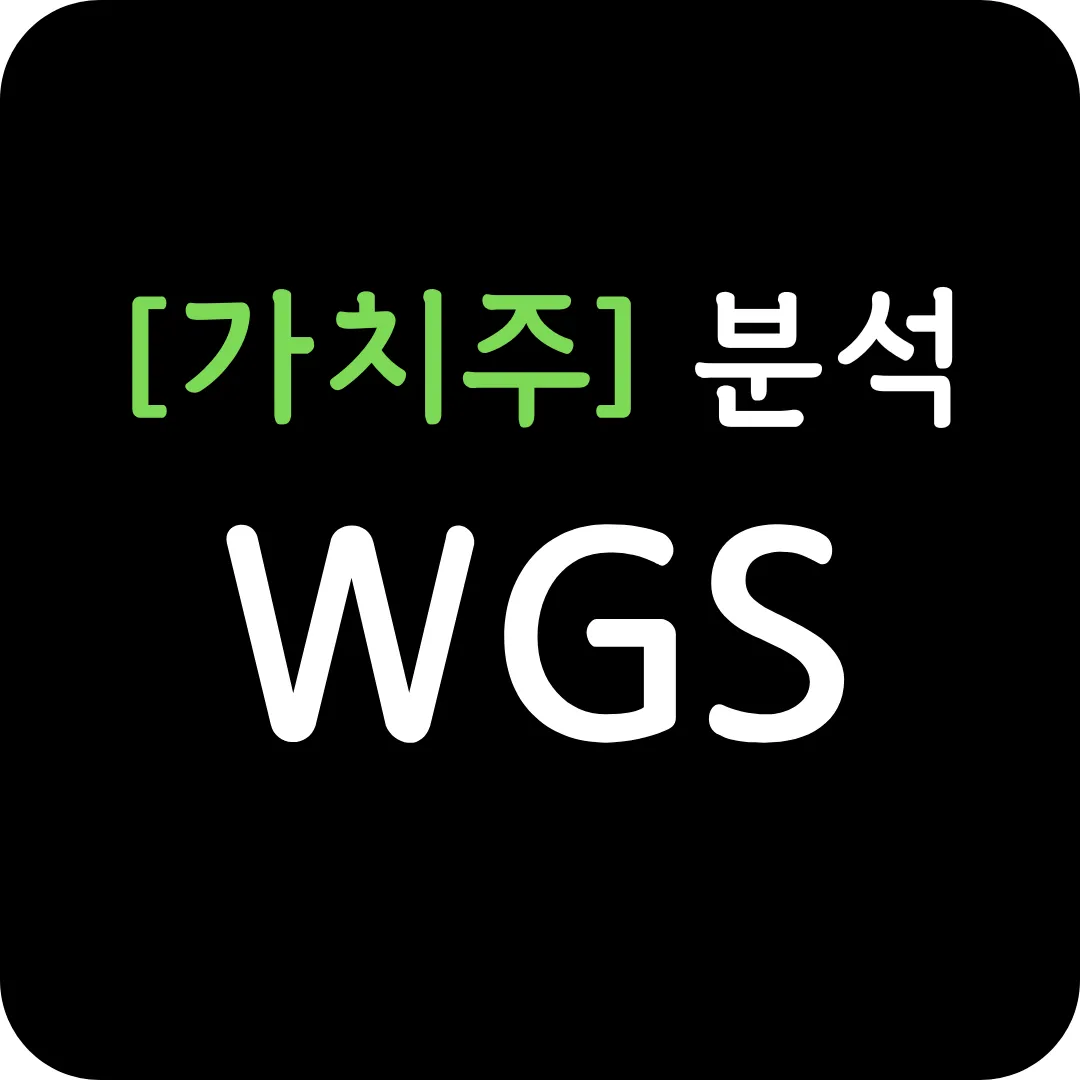 [가치주] WGS 분석 및 전망-매출 가이던스 대폭 상향