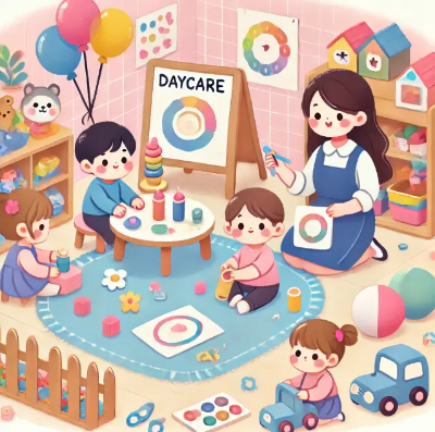 어린이집-아이들-선생님