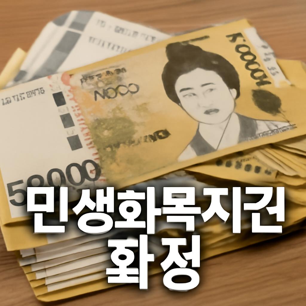 민생회복지원금 확정