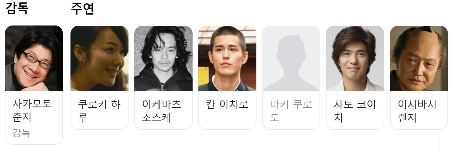 오키쿠와 세계 출연진