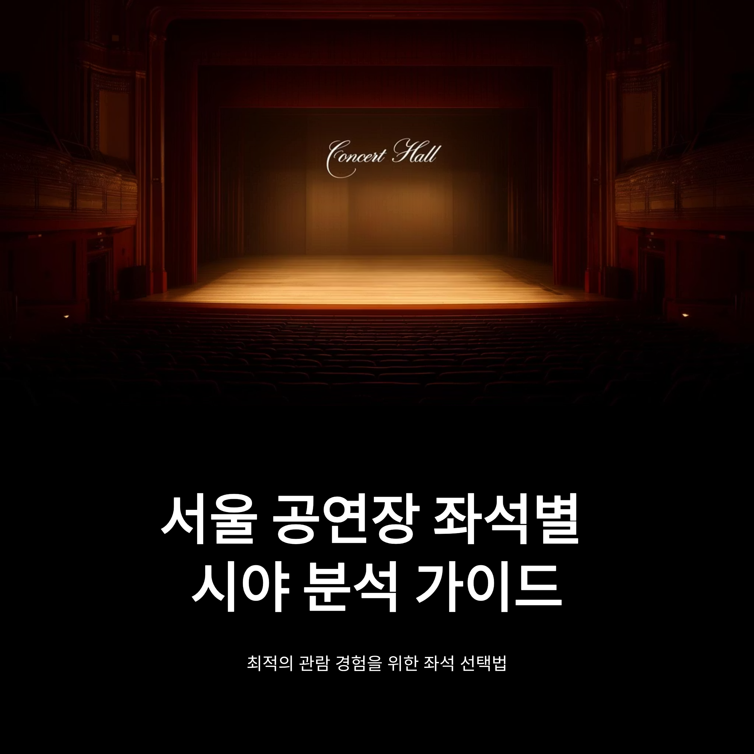 최적 관람 구역 추천