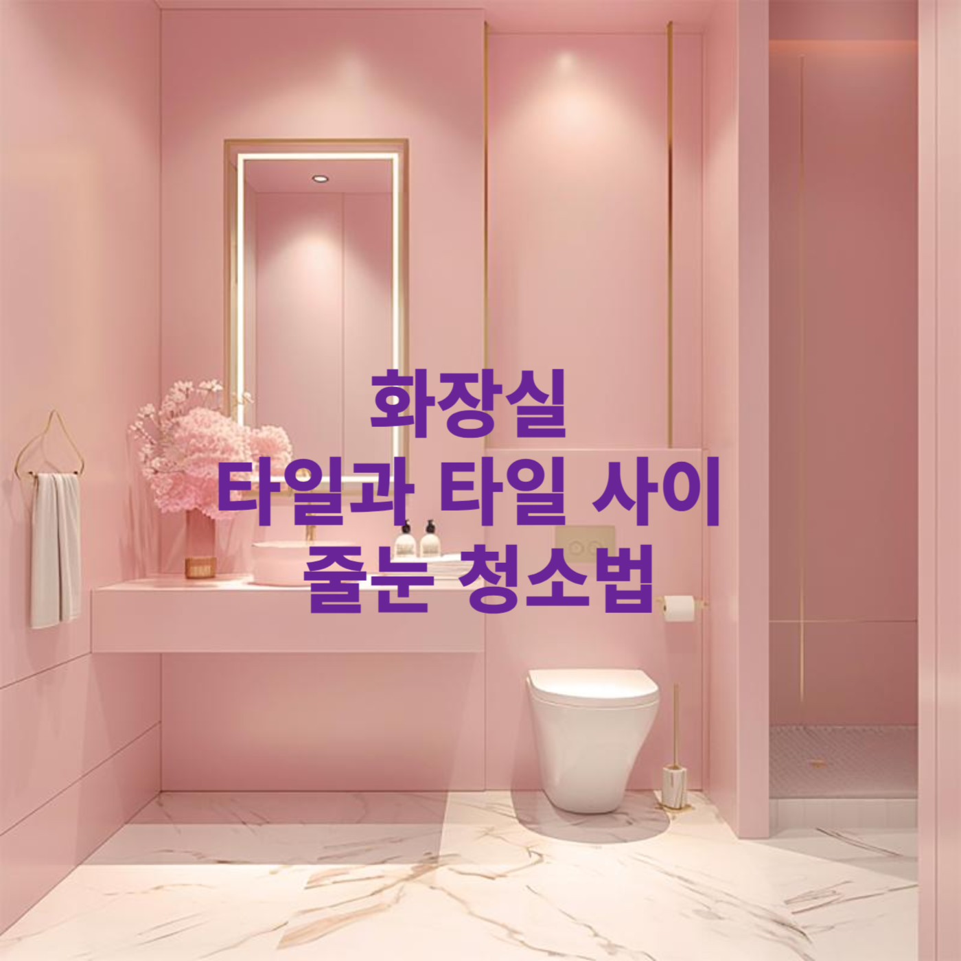 화장실청소 타일청소