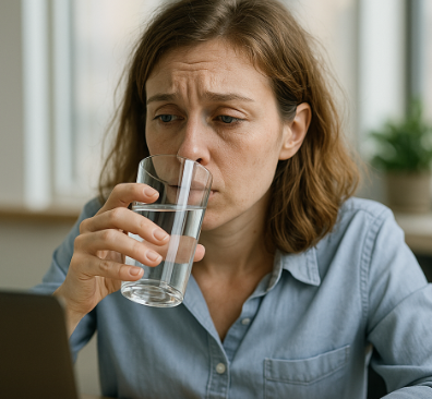 수분 부족이 보이는 사진