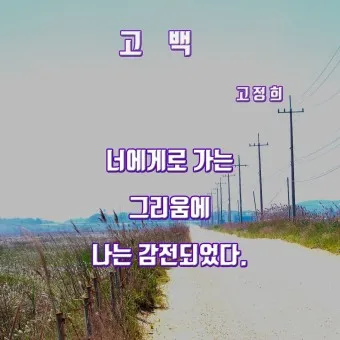 그리움 관련 시 모음 100선_14