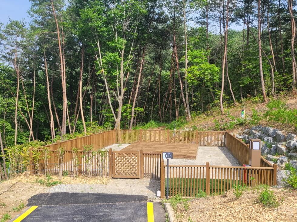 국립김천숲속야영장 반려견 전용 캠핑장