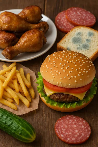 식중독 유발 음식 모음