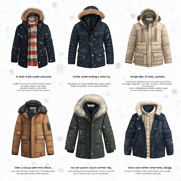 겨울철 아우터 스타일