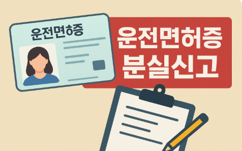운전면허증 분실신고