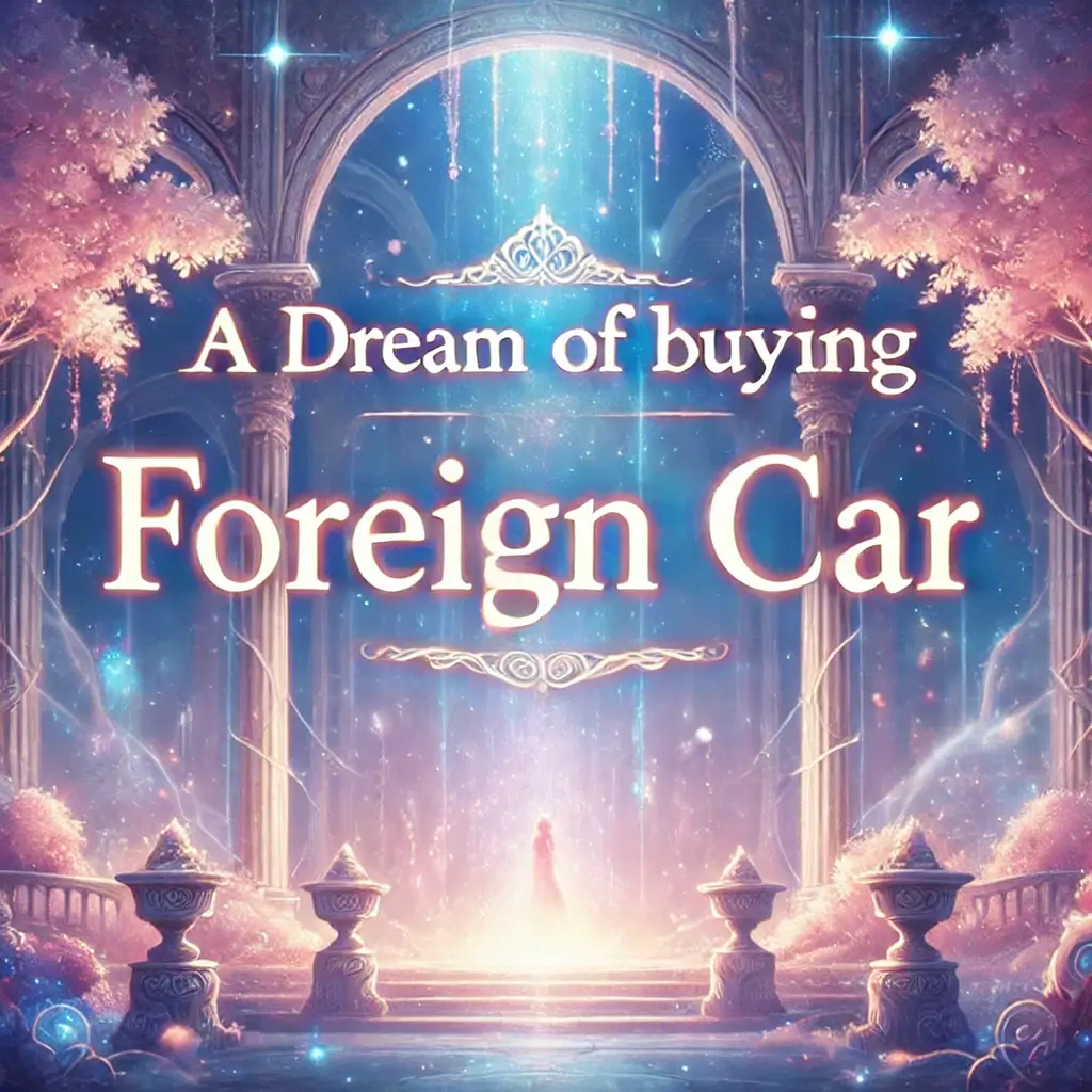 외제차를 사는 꿈