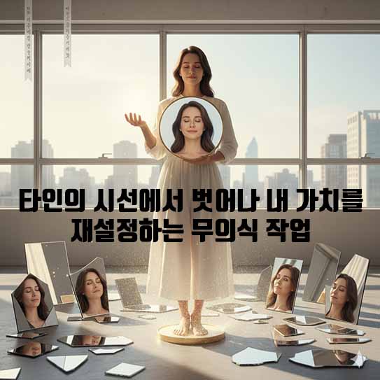 끊임없는 비교: 타인의 시선에서 벗어나 내 가치를 재설정하는 무의식 작업