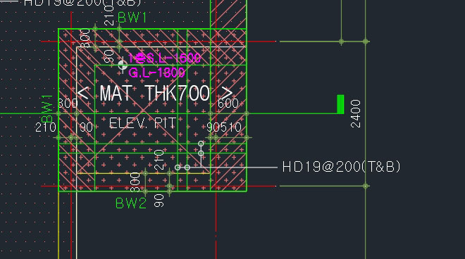 엘리베이터-피트-구조-도면