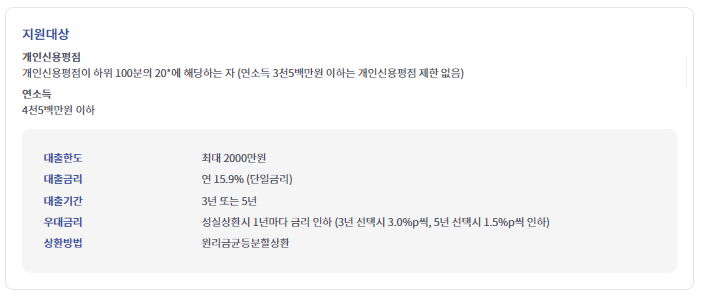 정부지원 대환대출 2