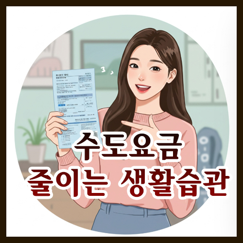 수도요금 확 줄이는 생활습관 꿀팁