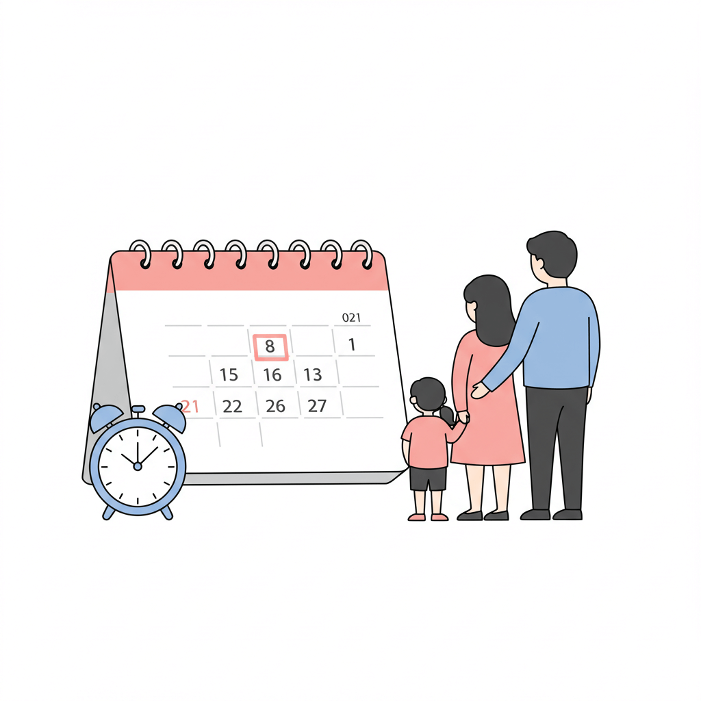 신청 기간과 지급 시기를 표현하는 장면 3