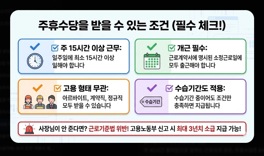 2026 최저시급 실수령액 총정리 - 세후 월급부터 주휴수당까지