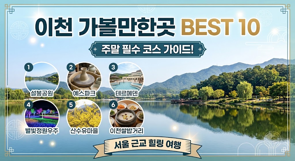 이천 가볼만한곳 베스트10