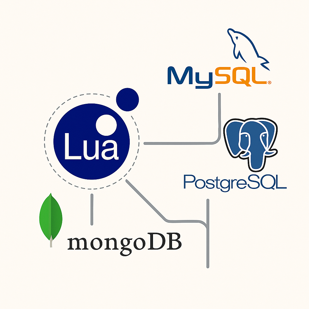루아 프로그래밍 언어와 MySQL PostgreSQL MongoDB 데이터베이스 연동 가이드