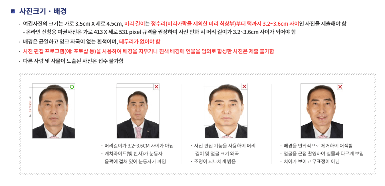 여권사진 규정 02