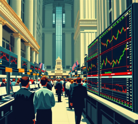 미국 주식시장을 그림으로 표현