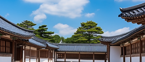 조선시대 사극 관련 기와집 이미지