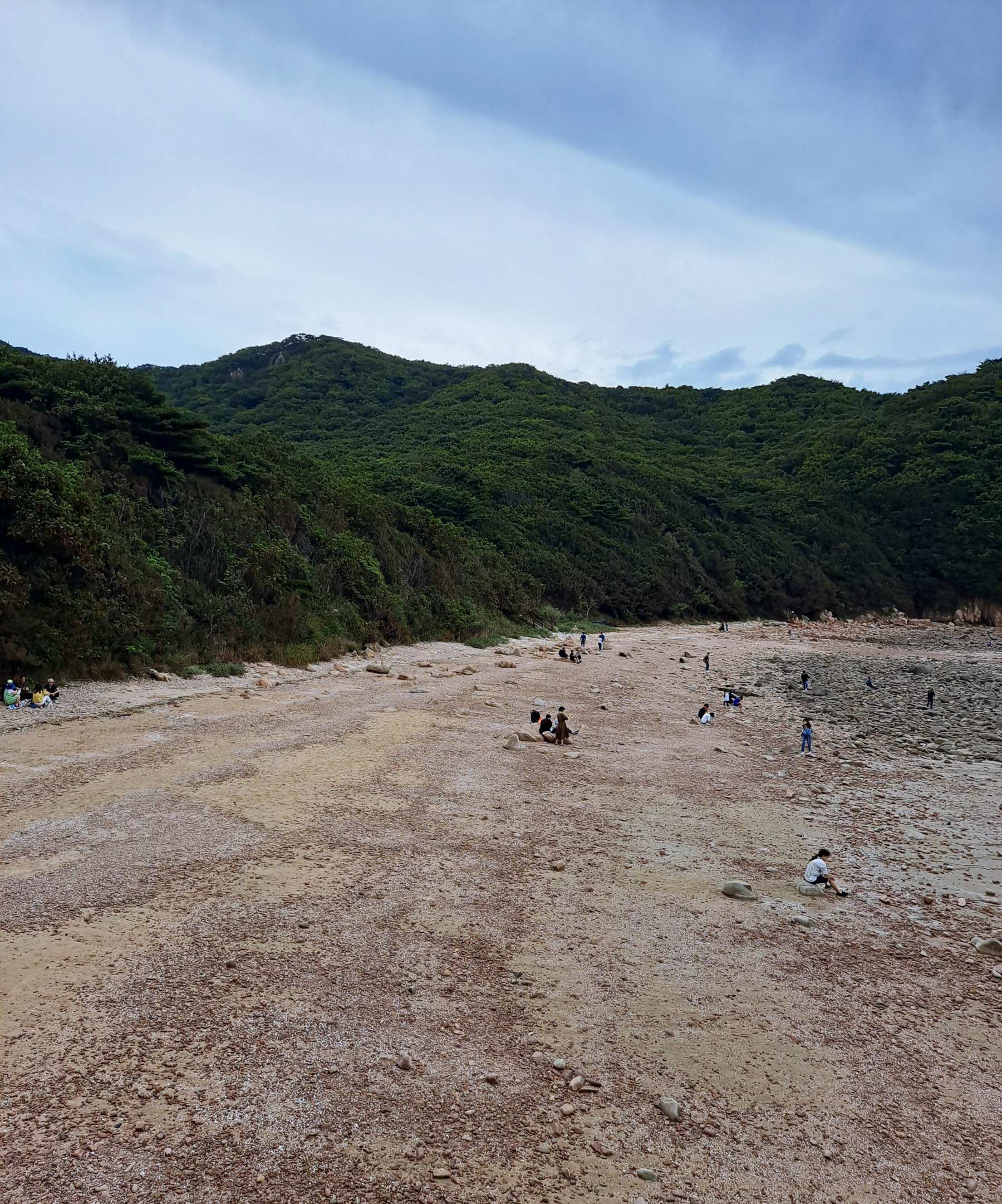 탐방로 종점 뭍