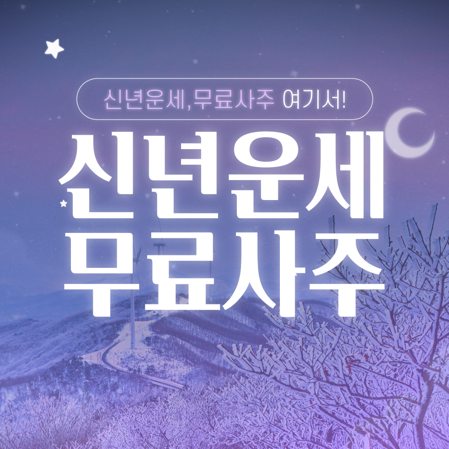 2025년 띠별 운세와 신년운세 보는 시기, 을사년 무료 새해 사주풀이