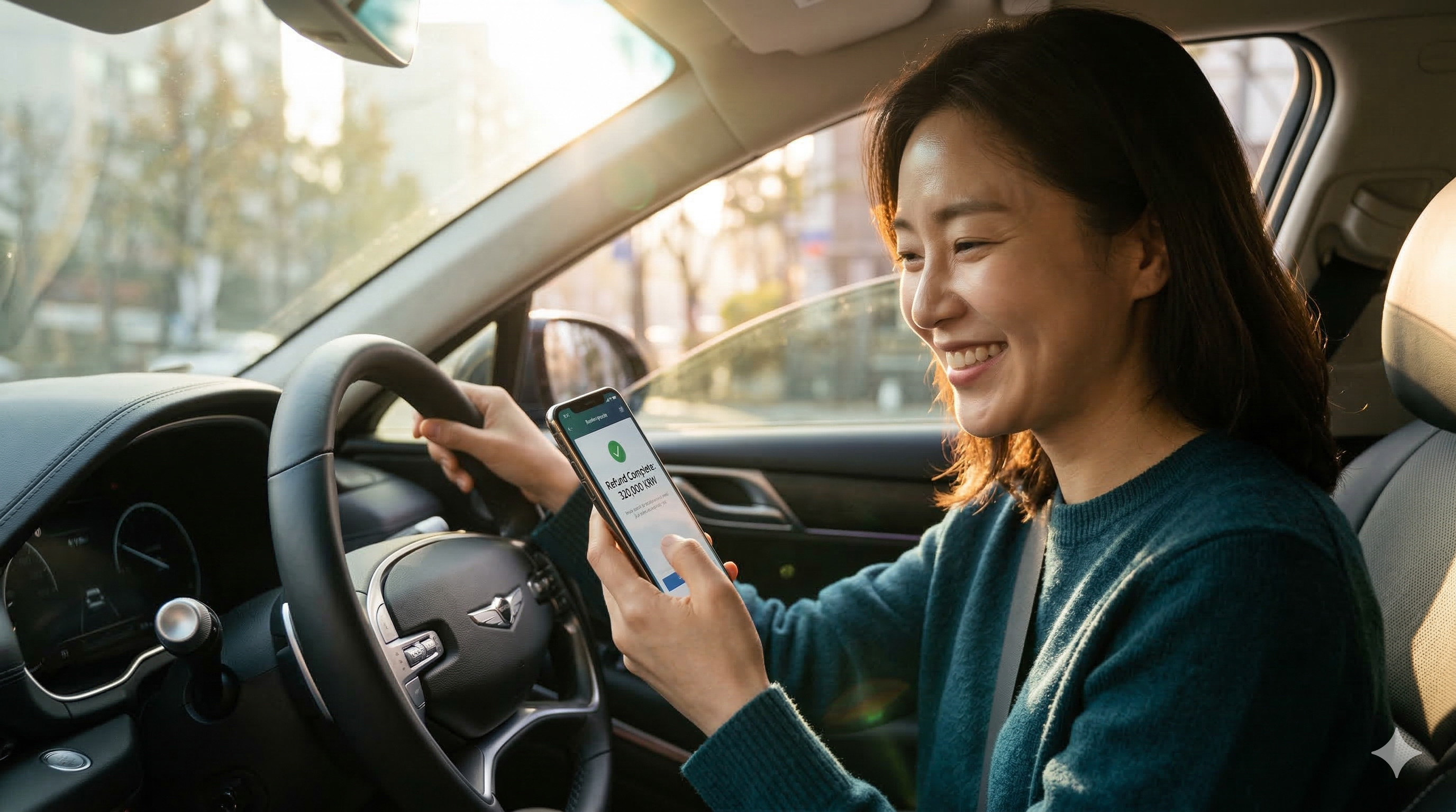 올바른 자동차 계기판 사진 촬영 방법과 번호판 포함 가이드를 보여주는 예시 이미지