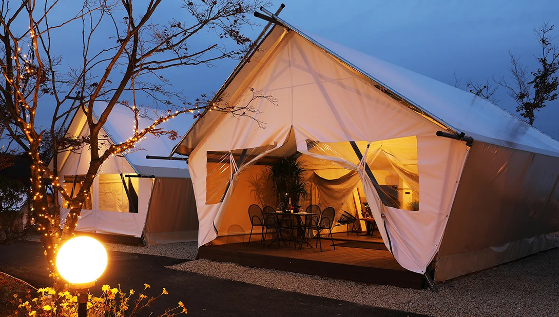 글램핑, 카라반