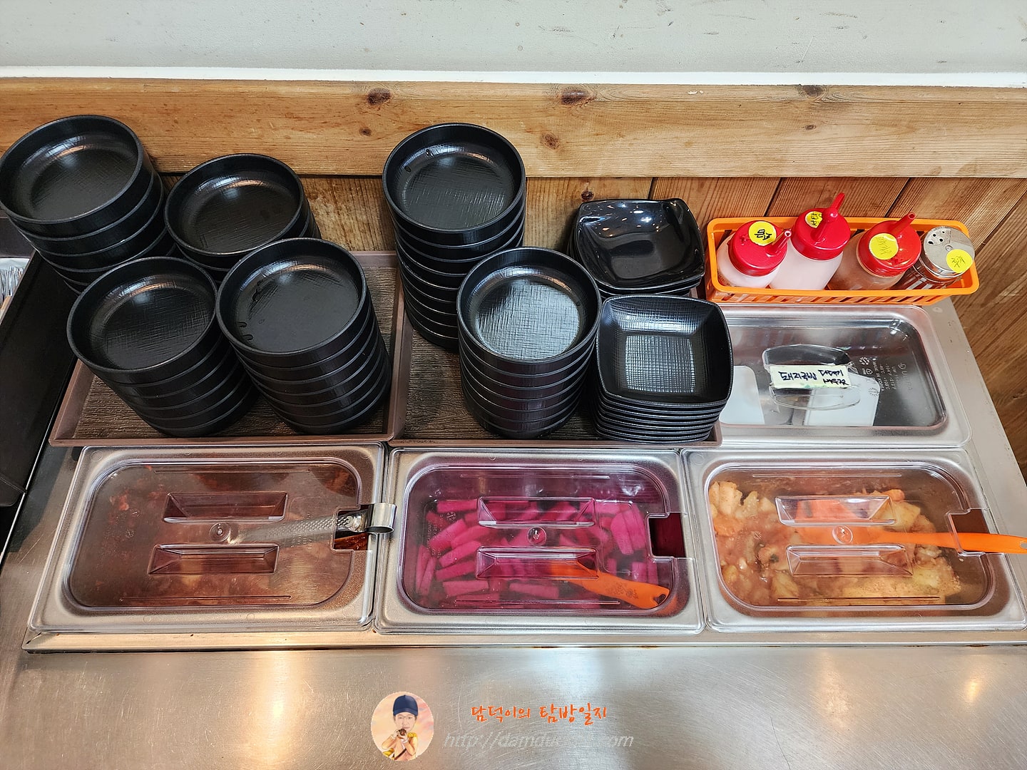 고봉민김밥인 성남판교운중점 셀프코너