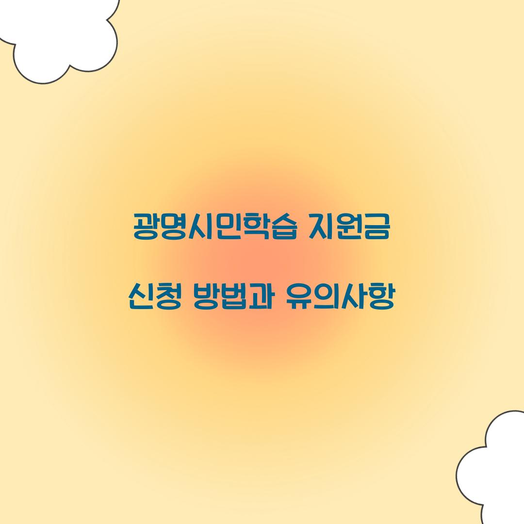광명시민학습