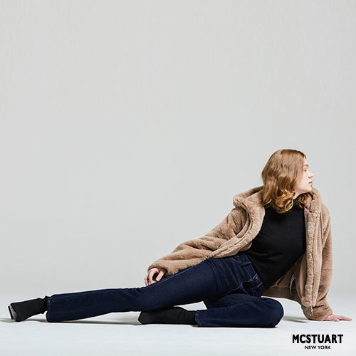 맥스튜어트 맥스튜어트 22 윈터 여성 슈퍼 웜 라이크라 기모 부츠컷 데님 3종세트