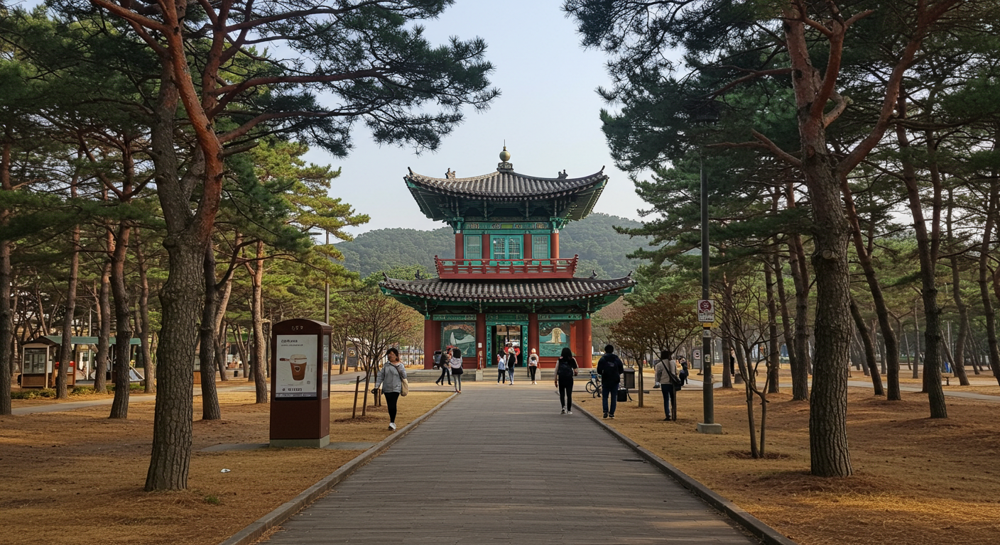 강릉 오죽헌, BTS 버스정류장, 중앙시장 등 주변 관광지