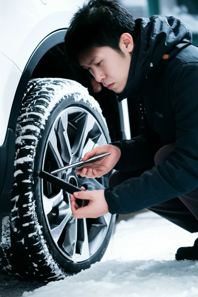 SUV 빙판길 제동력 높이는 좁은 폭..