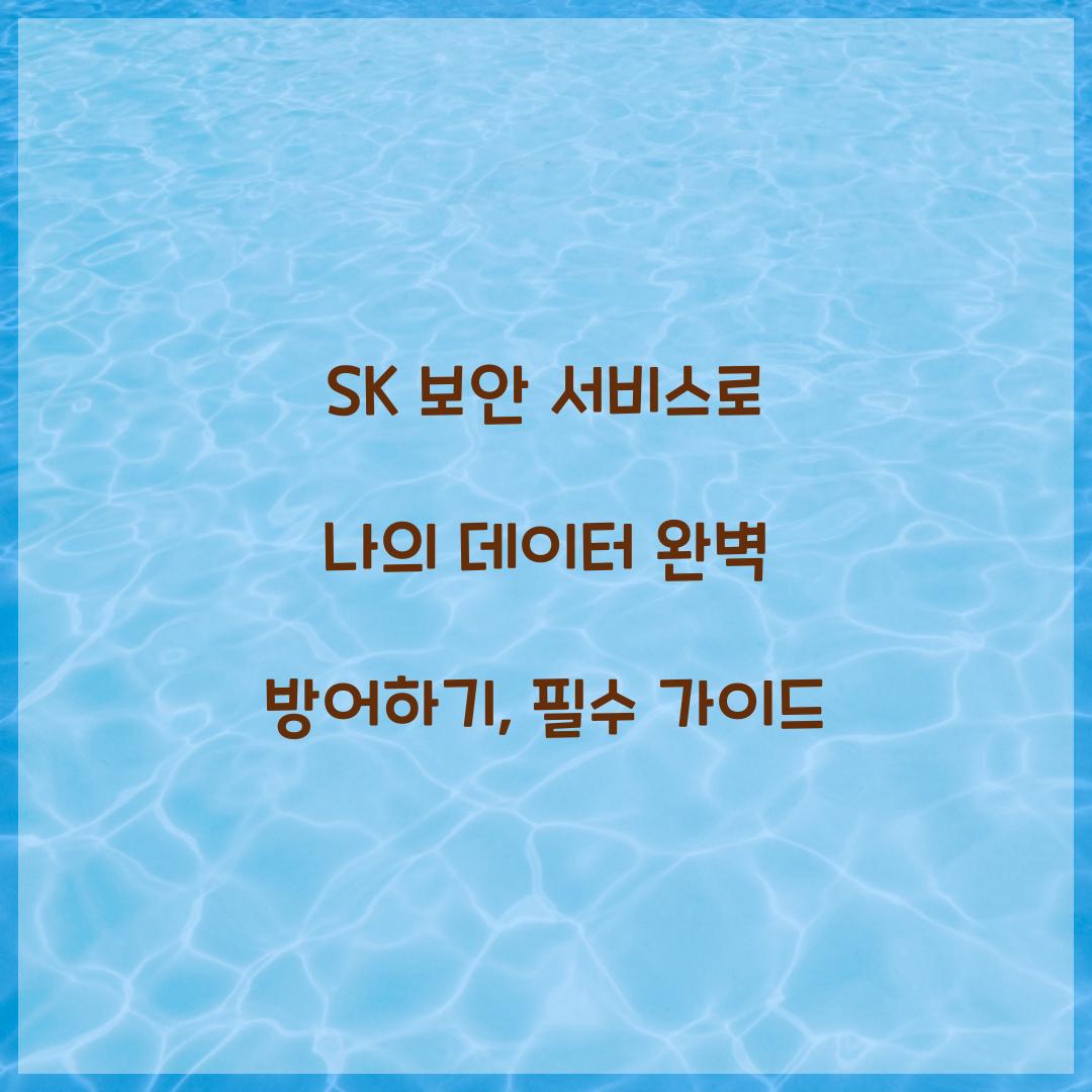 SK 보안 서비스